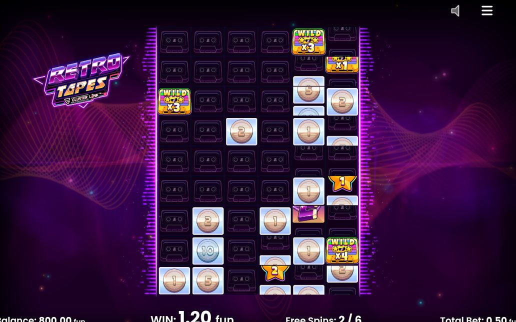 Free Spins / Singles Feature med symbolerna i rutnätet