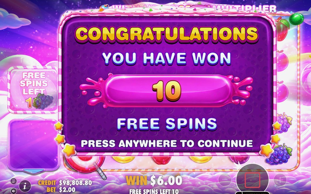 Retrigger ger 5 extra free spins
